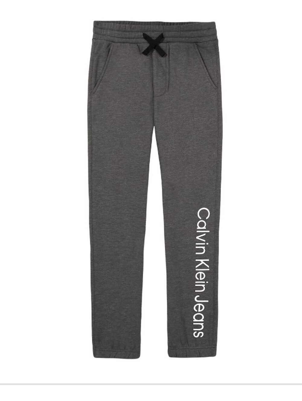 Calvin Klein Jeans Boys Charcoal Gray Jogger Pants Sz Large 14/16